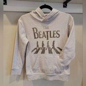 The Beatles Light Grey Hoodie, Kids Medium